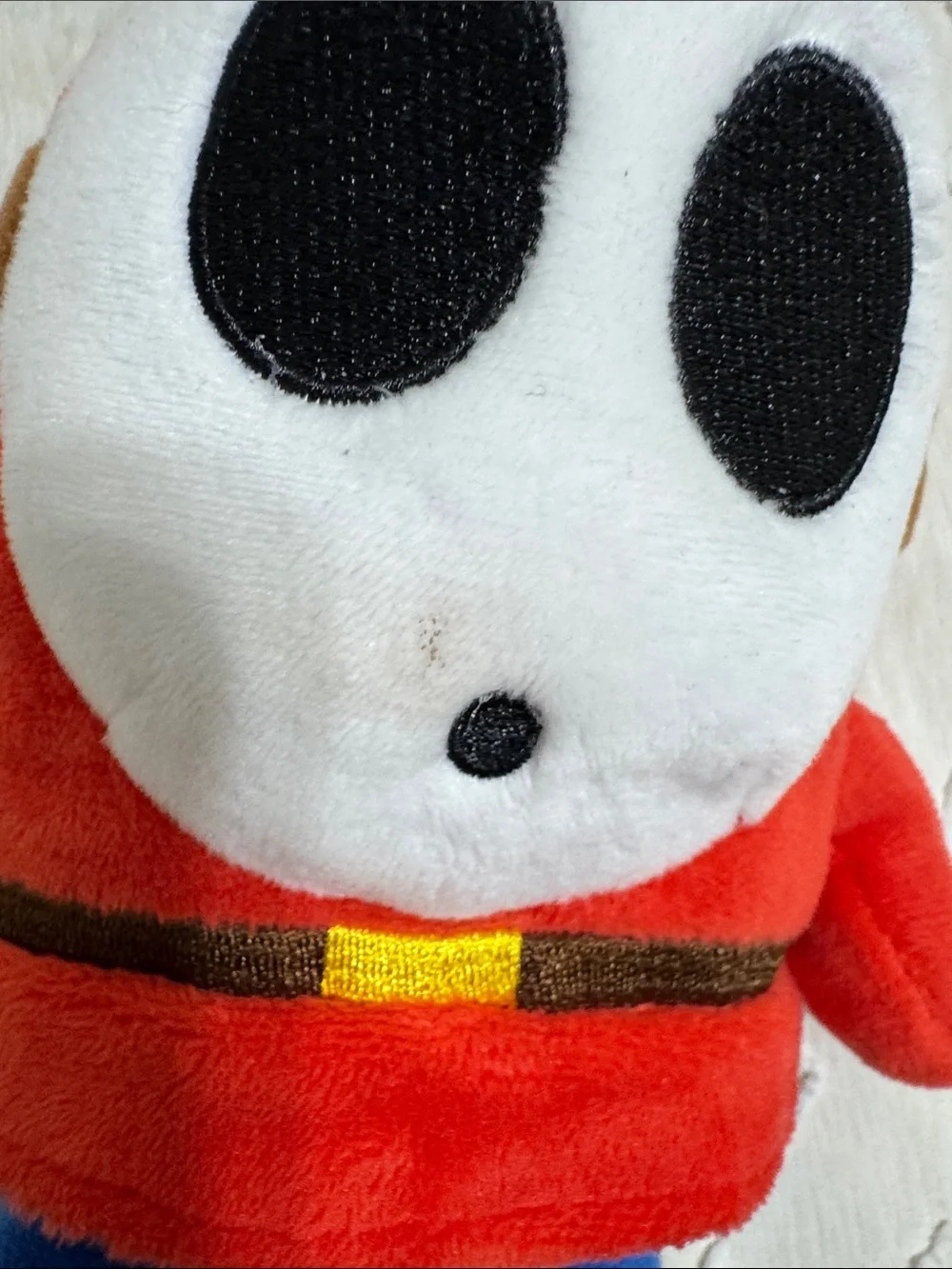 Nintendo Red Shy Guy Plush with Blue Legs